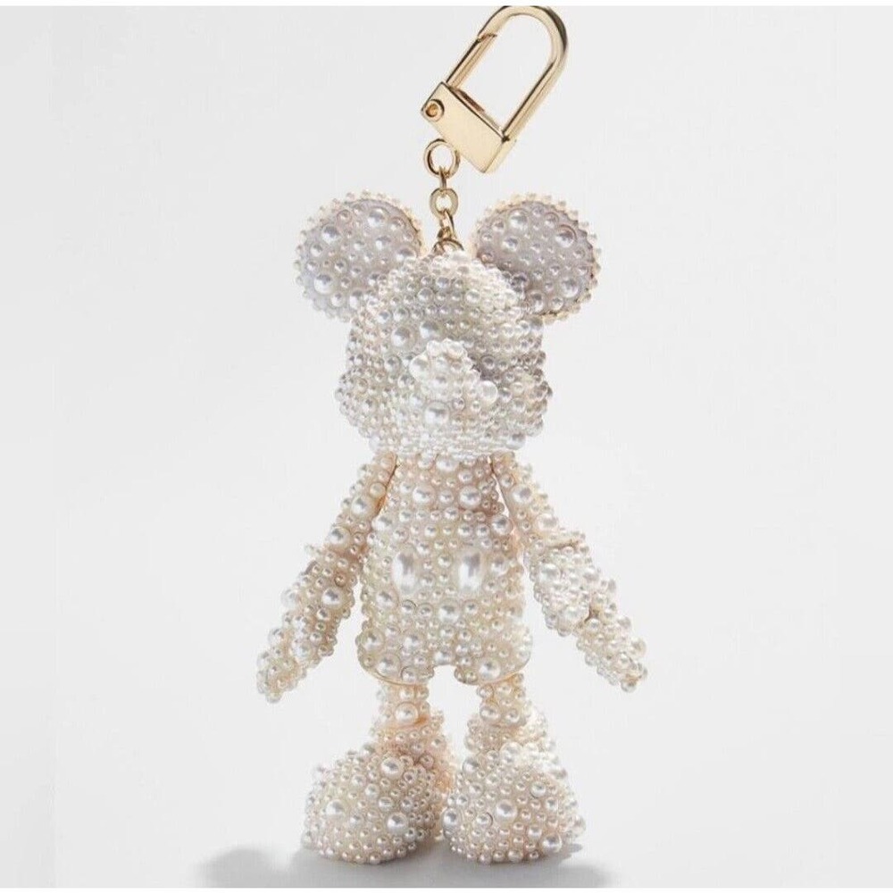 Disney x BaubleBar Pearl Mickey Bag Charm